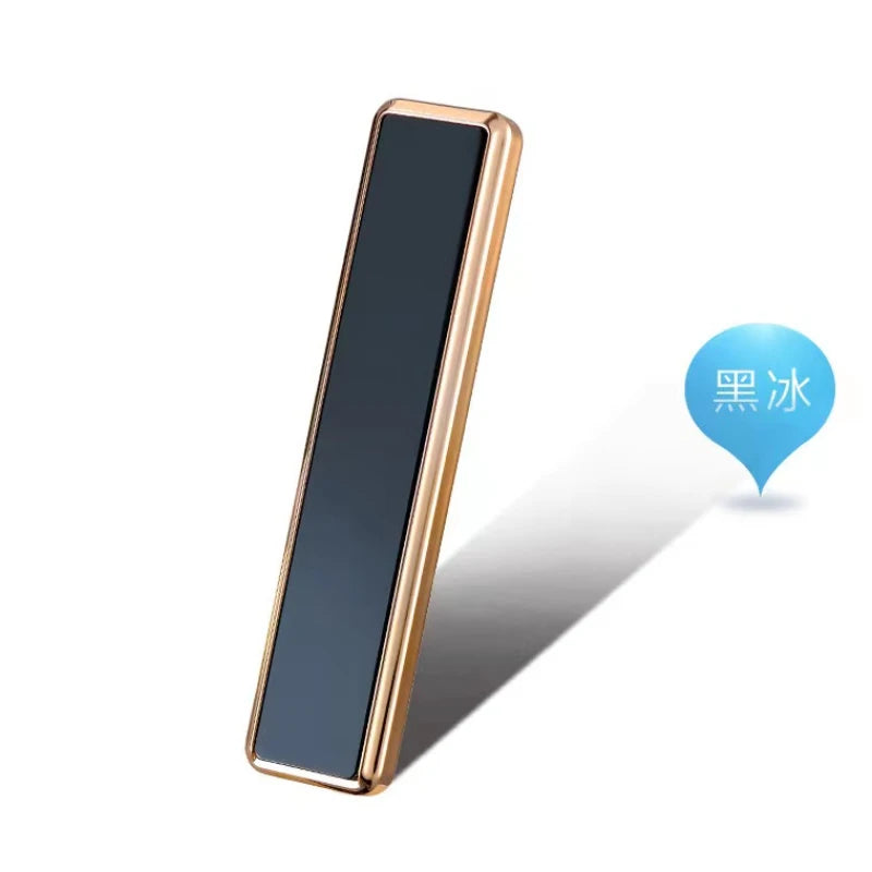 Internet Celebrity Explosion Metal USB Rechargeable Tungsten Lighter Portable Windproof Cigarette Lighter Men's Gift Gadget