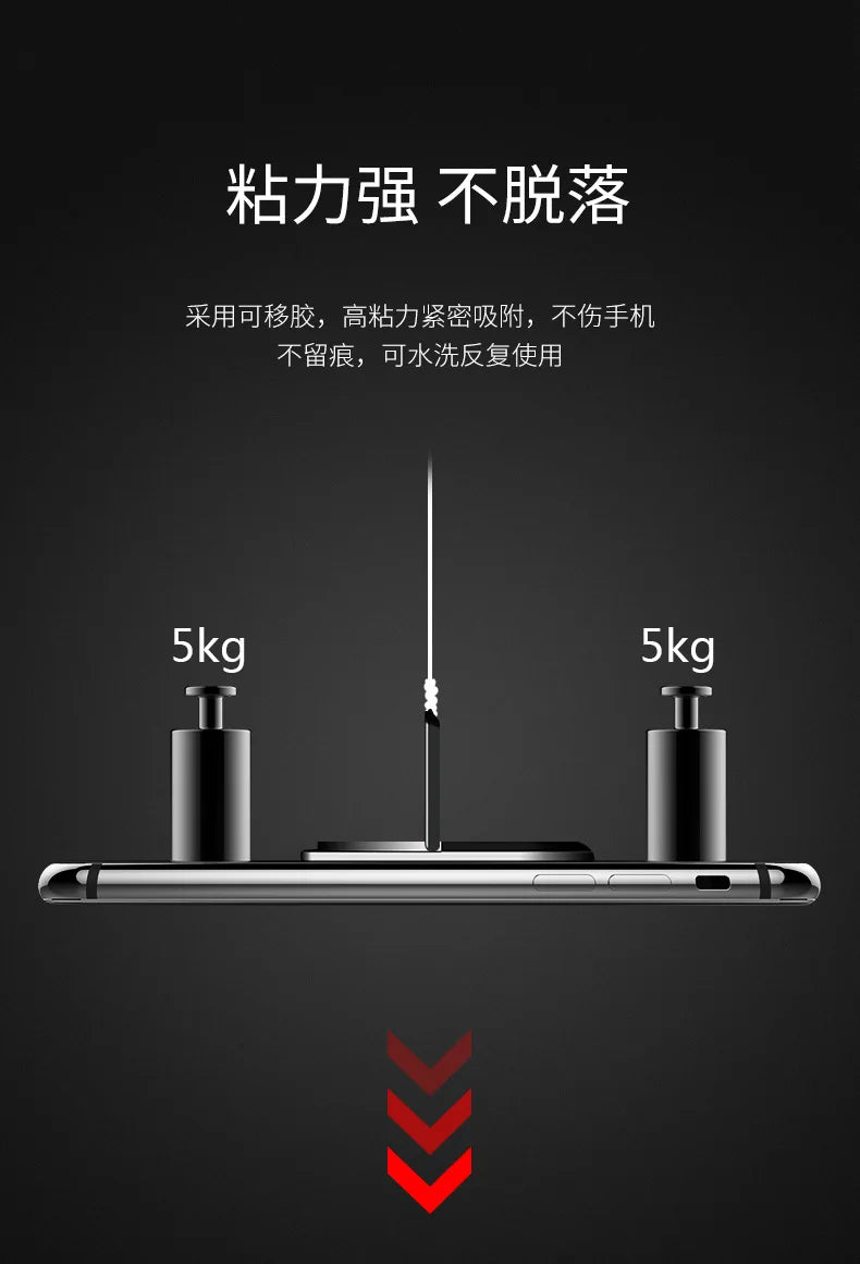 Multi functional phone ring buckle lighter charging USB car holder creative electronic cigarette lighter windproof personality
