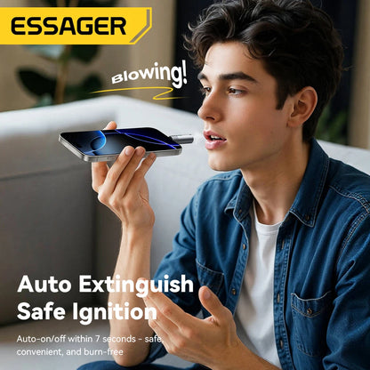 Essager Type-C Mini Cigarette Lighter Tungsten Wire Blowing Safety Energy Saving No Flame  Auto Shut-Off for Air Travel Outdoor