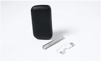 New Imitation Leather Cigarette Case with USB Tungsten Electronic Lighter Cigarette Case Men's Exquisite Gift Cigarette Tool