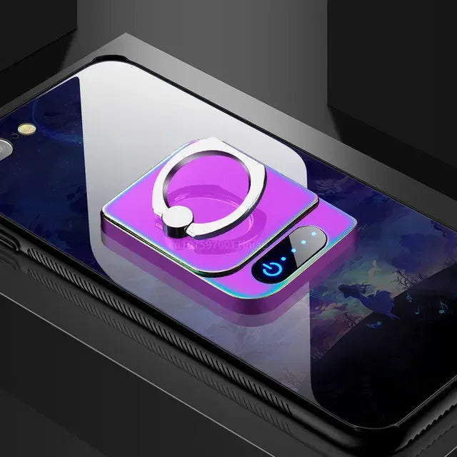 New Creative Cigarette Lighter Can Be Used As A Mobile Phone Holder USB Charging Lighter Multi-functional Cigarette Lighter